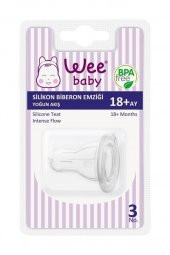 WEE 822 BİBERON EMZİĞİ SİLİKON NO:3 thumbnail 2