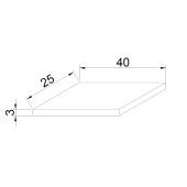 TEKLİ DUVAR RAF 40-25 CM 30 MM KALINLIK thumbnail 4
