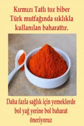 Tatlı Toz Kırmızı Biber 500 gr thumbnail 3