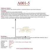Eray Aydınlatma A001-5 Dimmer Kumandalı Led Avize thumbnail 3