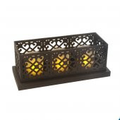 28x11cm Mumluk ve 3 Led Mum Pilli thumbnail 1