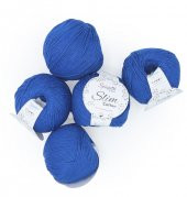Slim Cotton Plus Saks Mavi 5li Set thumbnail 1