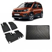 Peugeot Rifter Paspas Refref 4D Paspas + 3D Bagaj Havuzu thumbnail 1