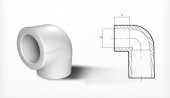 Fırat PPRC 40mm Dirsek 90° - 25li Paket thumbnail 2