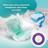 ELBEBEK ELİTE BEBEK BEZİ  2 NUMARA MİNİ 200 ADET thumbnail 4