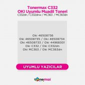 Oki MC363dnw Muadil Toner Set CMYK thumbnail 3