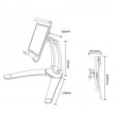 360 Dönebilen Mutfak ve Sabit Oda Tablet - Telefon Standı thumbnail 10