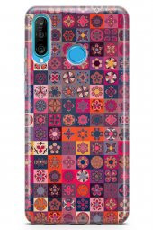 Huawei P30 Lite Kılıf Patchwork Serisi Fiona thumbnail 1