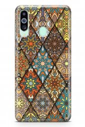 Samsung Galaxy M40 Kılıf Patchwork Serisi Alina thumbnail 1