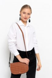 Kroko Desen Kapaklı Baguette Bag thumbnail 8