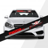 MAZDA 323 KARBON CAM OTO STİCKER thumbnail 1