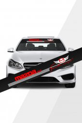 MAZDA 323 KARBON CAM OTO STİCKER thumbnail 2