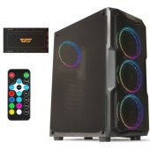 DarkFlash Aquarius-Mesh RGB Mid Tower Kasa PSU YOK thumbnail 2