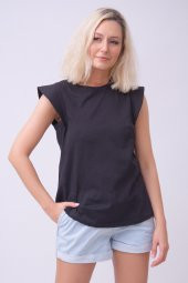 HerTon Kolsuz Bisiklet Yaka Vatkalı Tişört 146-0004 thumbnail 2