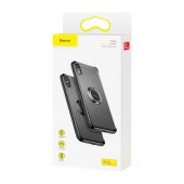 iPhone X/Xs 5.8 Baseus Dot Bracket Yüzüklü Standl Kılıf thumbnail 1