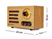 Looptone DSY-HR08 Retro Radyo Espresso thumbnail 4