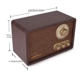 Looptone DSY-R08 Retro Radyo Espresso thumbnail 4