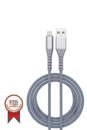 Torima 2.4A Iphone Lightning USB Hızlı Halat Şarj Kablosu-TR210 thumbnail 1