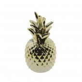 7x15cm Ananas Metalize Dekor Biblo thumbnail 3