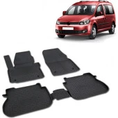 Volkswagen Caddy 4D Havuzlu Paspas 2004 Üzeri A+Plus thumbnail 1