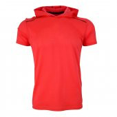 FİMERANG Basic Spor Kapşonlu T-Shirt -Neon Mercan- thumbnail 1