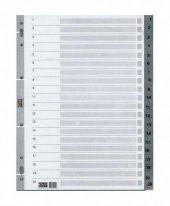 KRAF SEPERATOR PLASTIK A4 1-20 RAKAM (1020) thumbnail 1