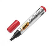 BIC PERMANENT MARKER 2300 KESIK UC KIRMIZI TEKLI thumbnail 1