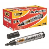BIC PERMANENT MARKER 2000 SIYAH 12 LI KUTU thumbnail 1