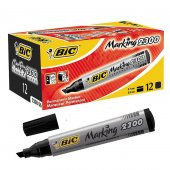 BIC PERMANENT MARKER KESIK UC 2300 SIYAH 12LI KUTU thumbnail 1
