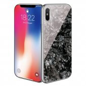 Teleplus iPhone XS Kılıf Mıknatıslı Desenli Ebruli Sert Kapak thumbnail 1