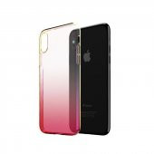 Teleplus iPhone XS Max Kılıf (Plus) Transparan Renkli Sert thumbnail 1