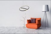 Eray Aydınlatma 2002-2 30-40 Siyah Led Avize thumbnail 2