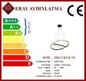 Eray Aydınlatma 2002-2 30-40 Siyah Led Avize thumbnail 3