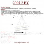 Eray Aydınlatma 2005-2 Beyaz Elips Led  Avize thumbnail 4