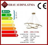 Eray Aydınlatma 2002-3 Eskitme Led Avize thumbnail 3