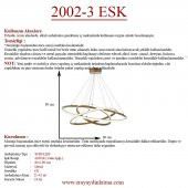 Eray Aydınlatma 2002-3 Eskitme Led Avize thumbnail 4