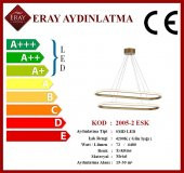 Eray Aydınlatma 2005-2 Eskitme Elips Led  Avize thumbnail 3