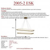 Eray Aydınlatma 2005-2 Eskitme Elips Led  Avize thumbnail 4