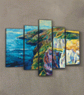 Steady 5 Parça Kanvas Tablo 135X85 Cm thumbnail 2