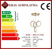 Eray Aydınlatma 2004-4 Y Eskitme Led Avize thumbnail 3