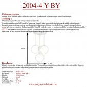 Eray Aydınlatma 2004-4 Y Beyaz Led Avize thumbnail 4