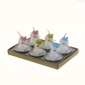 6 Adet 4cm Unicorn At Tealight Mum thumbnail 3