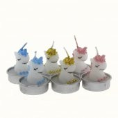 6 Adet 4cm Unicorn At Tealight Mum thumbnail 4