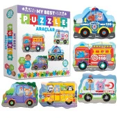 AteşTech  Baby Puzzle Araçlar 18 Ay+ thumbnail 3