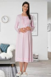Hamile Lohusa Gecelik 1505 Pembe thumbnail 1