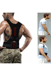 Unisex Siyah Ortopedik Dik Duruş Korsesi thumbnail 3