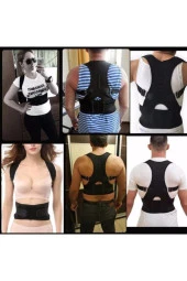 Unisex Siyah Ortopedik Dik Duruş Korsesi thumbnail 6