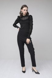 KLASİK PANTOLON  Siyah thumbnail 5