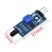 Ateş - Alev Algılayıcı Sensör - Flame Sensor - Arduino Sensörü thumbnail 3