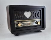 Nostaljik Radyo Ceviz Renk USB ve Bluetoothlu Aşiyan 1 thumbnail 1